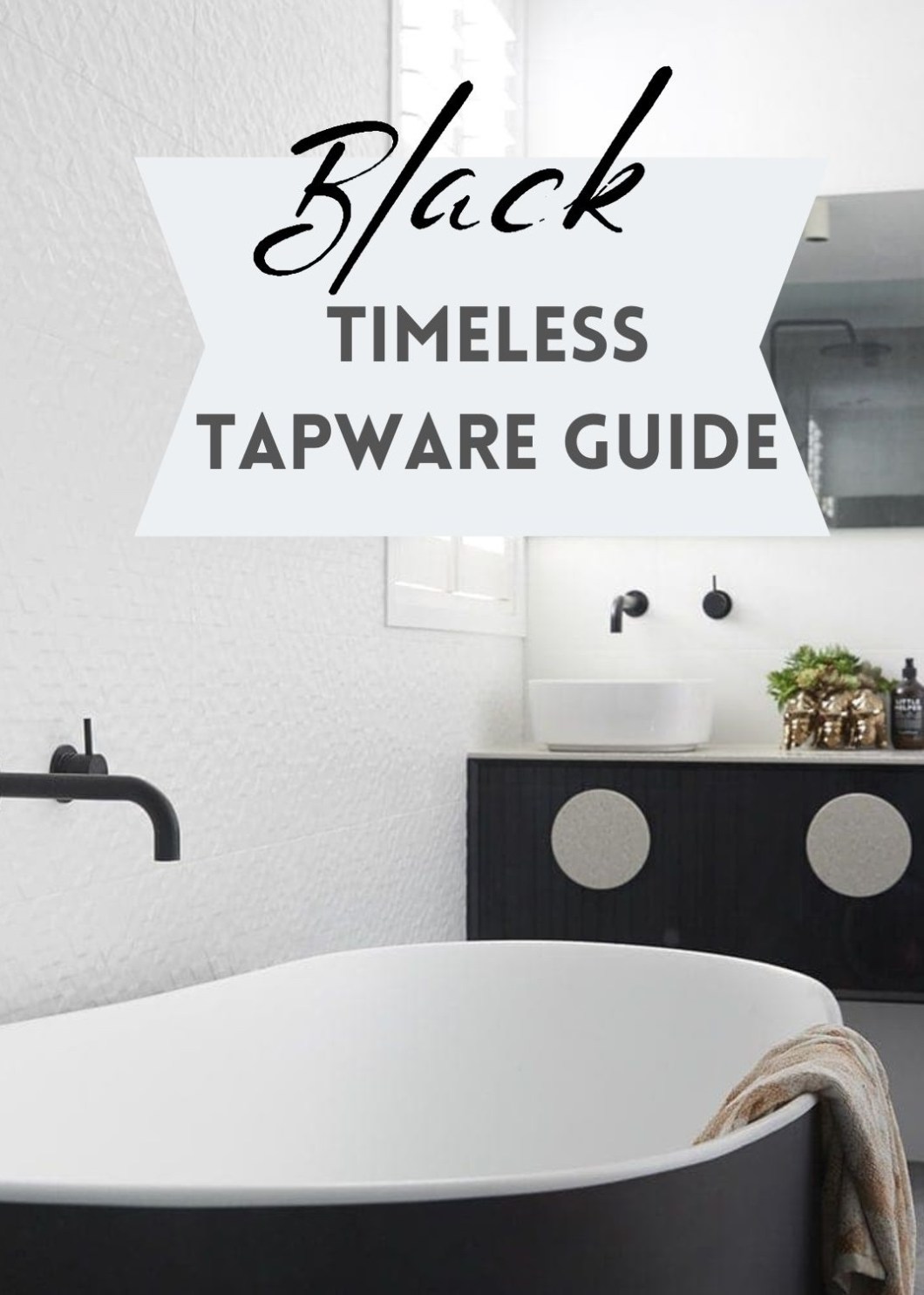 Black Tapware Bathrooms Perth