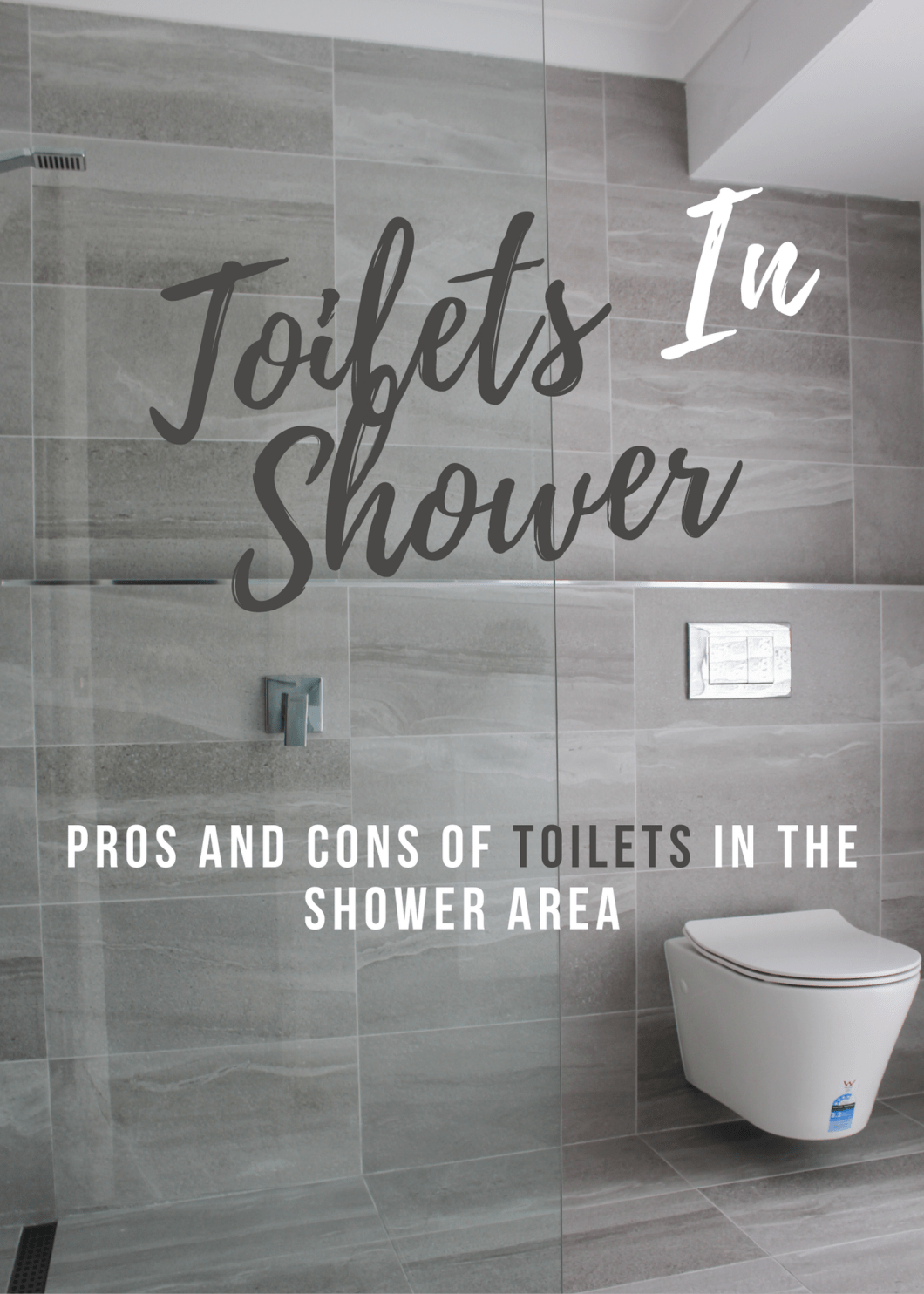 Toilets In Shower Areas