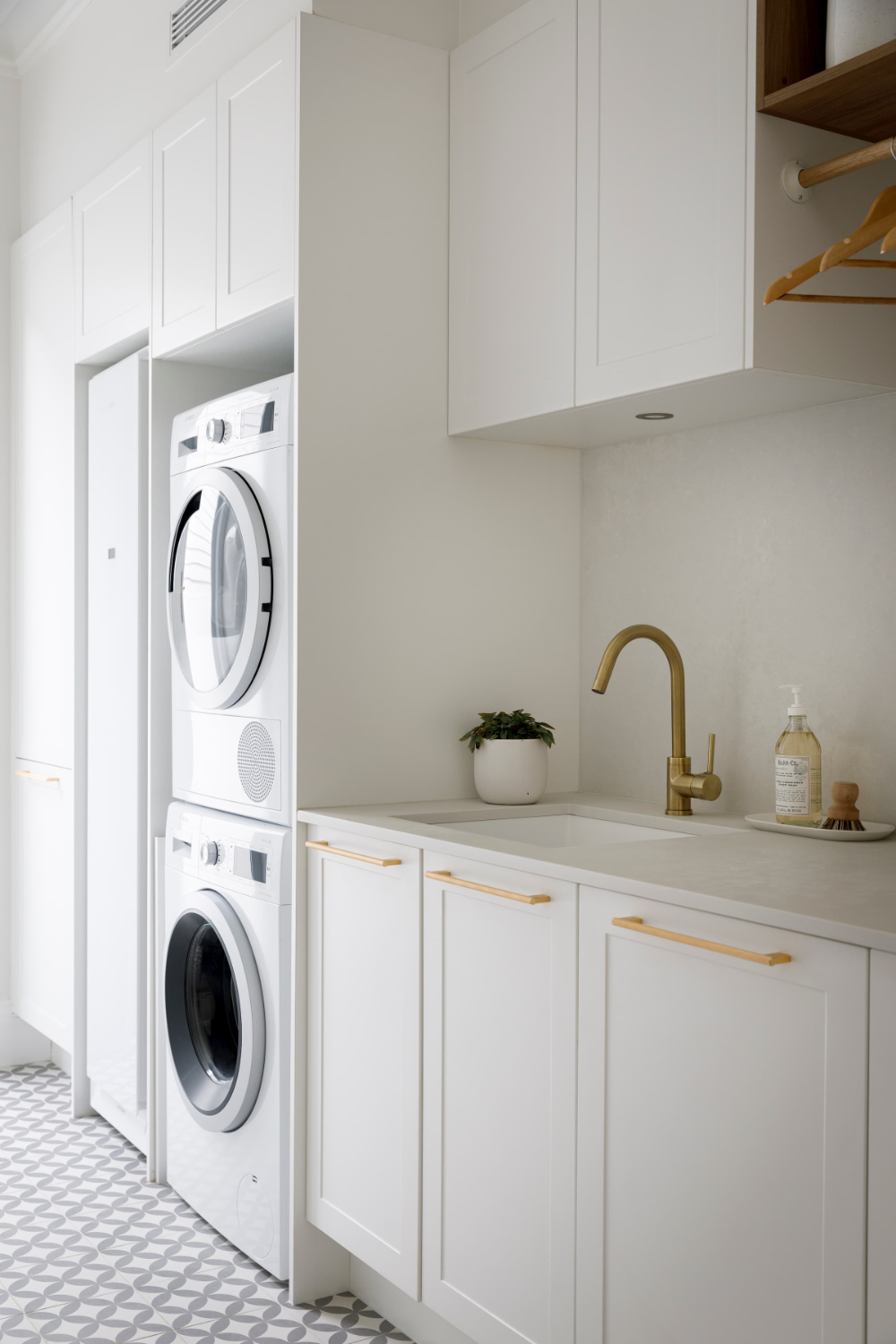 2023 Laundry Renovation - Washer and Dryer Stacked