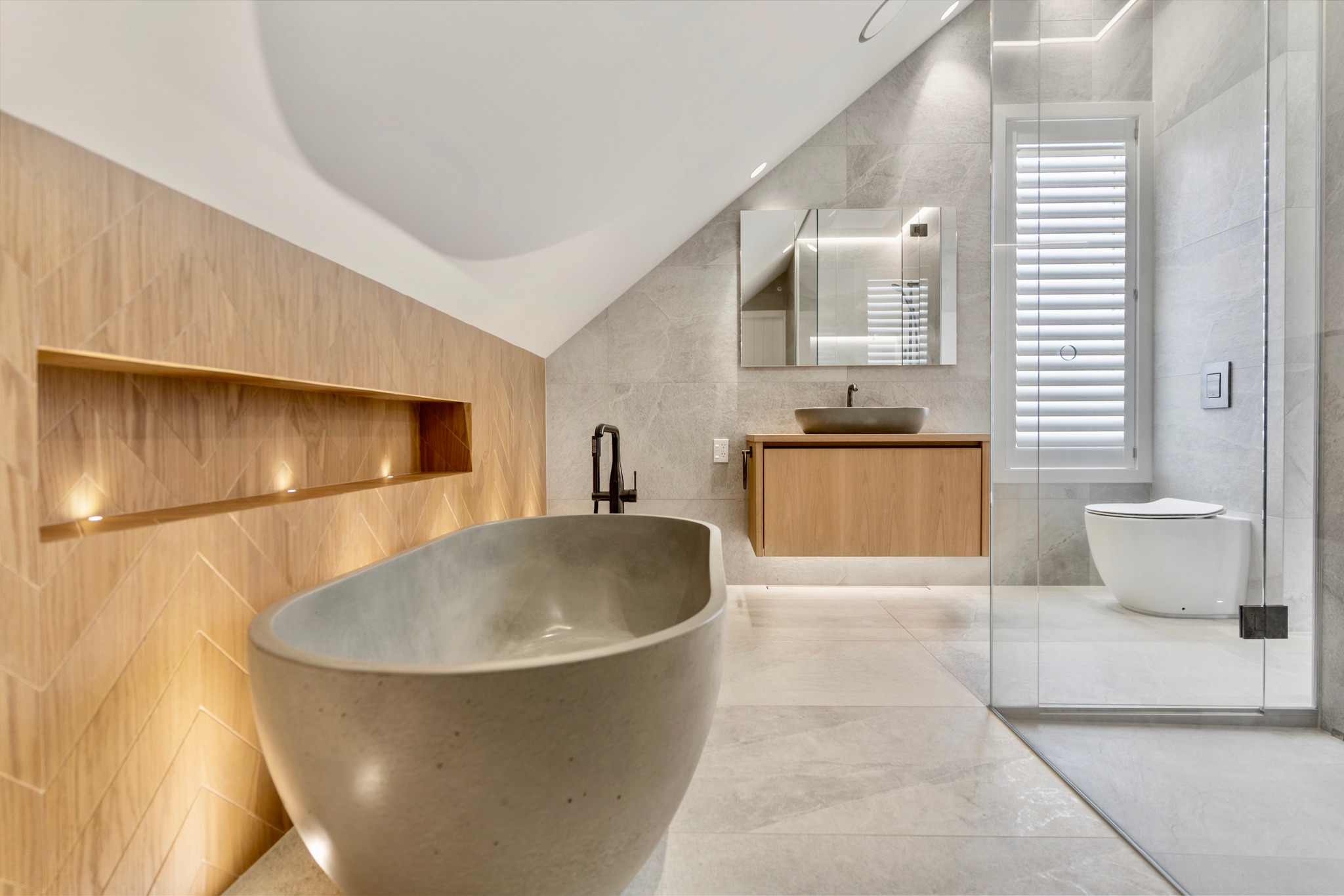 Lighting up your raked bathroom ceiling guide