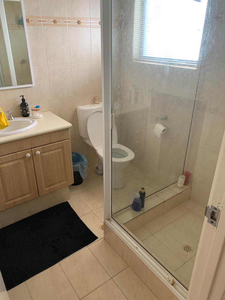 Toilet In Shower Area