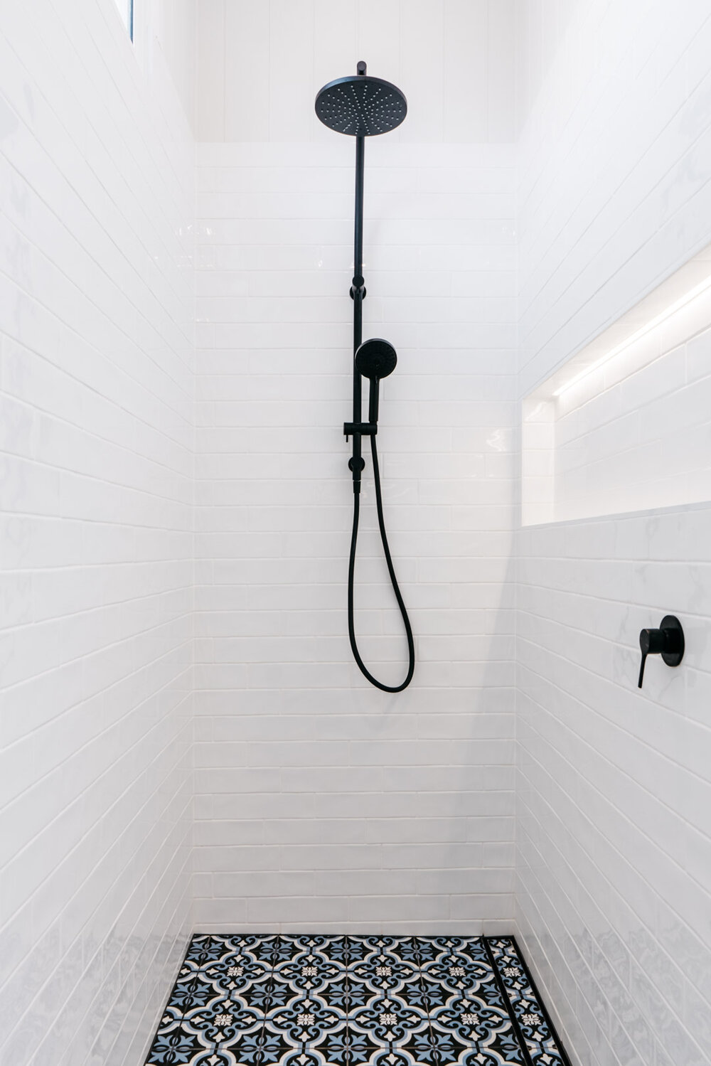 Strip Lighting In Shower Niche