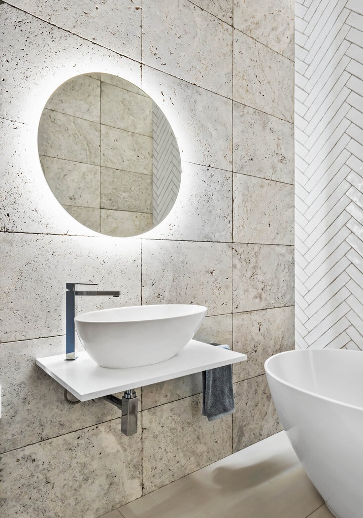 Small Bathroom Lighting - LED Mirror