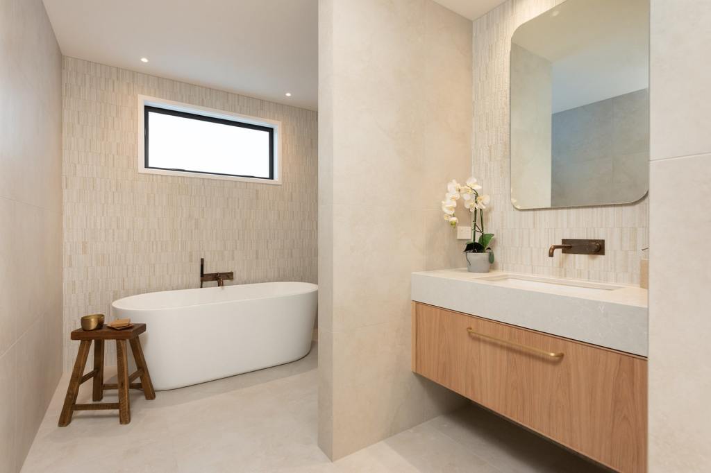 Wet Room With Bricked Privacy Wall