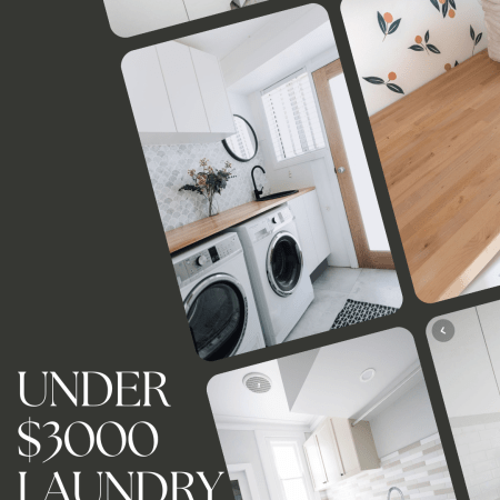 Laundry Renovations Under $3000