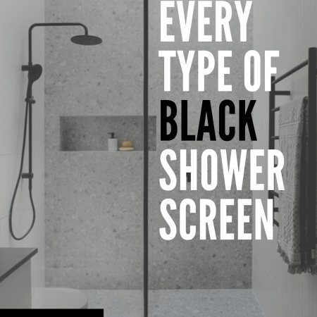Black Shower Screens