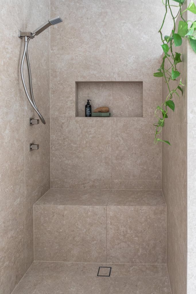 No Glass Shower Screen