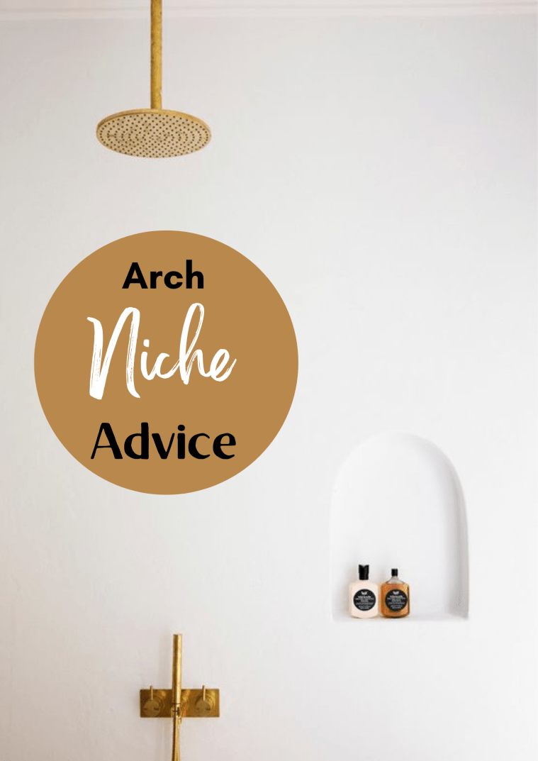 Arch Shower Niche
