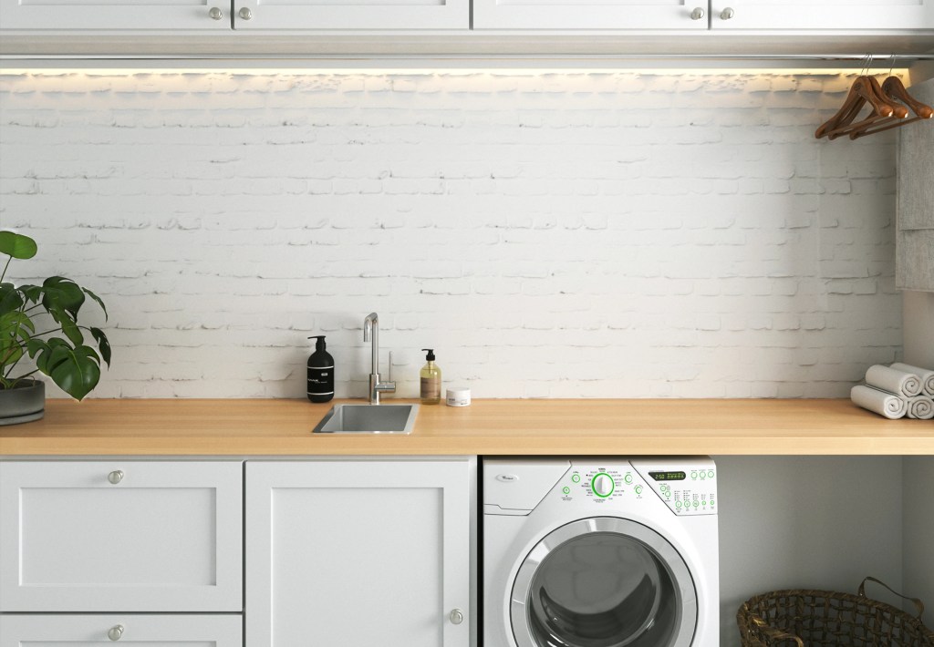 Scandi Laundry and Kitchen Style