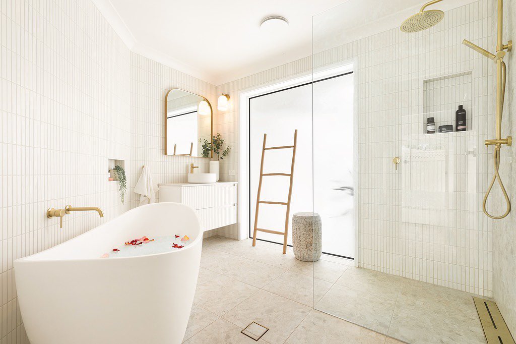 Vanity In Shower Area 